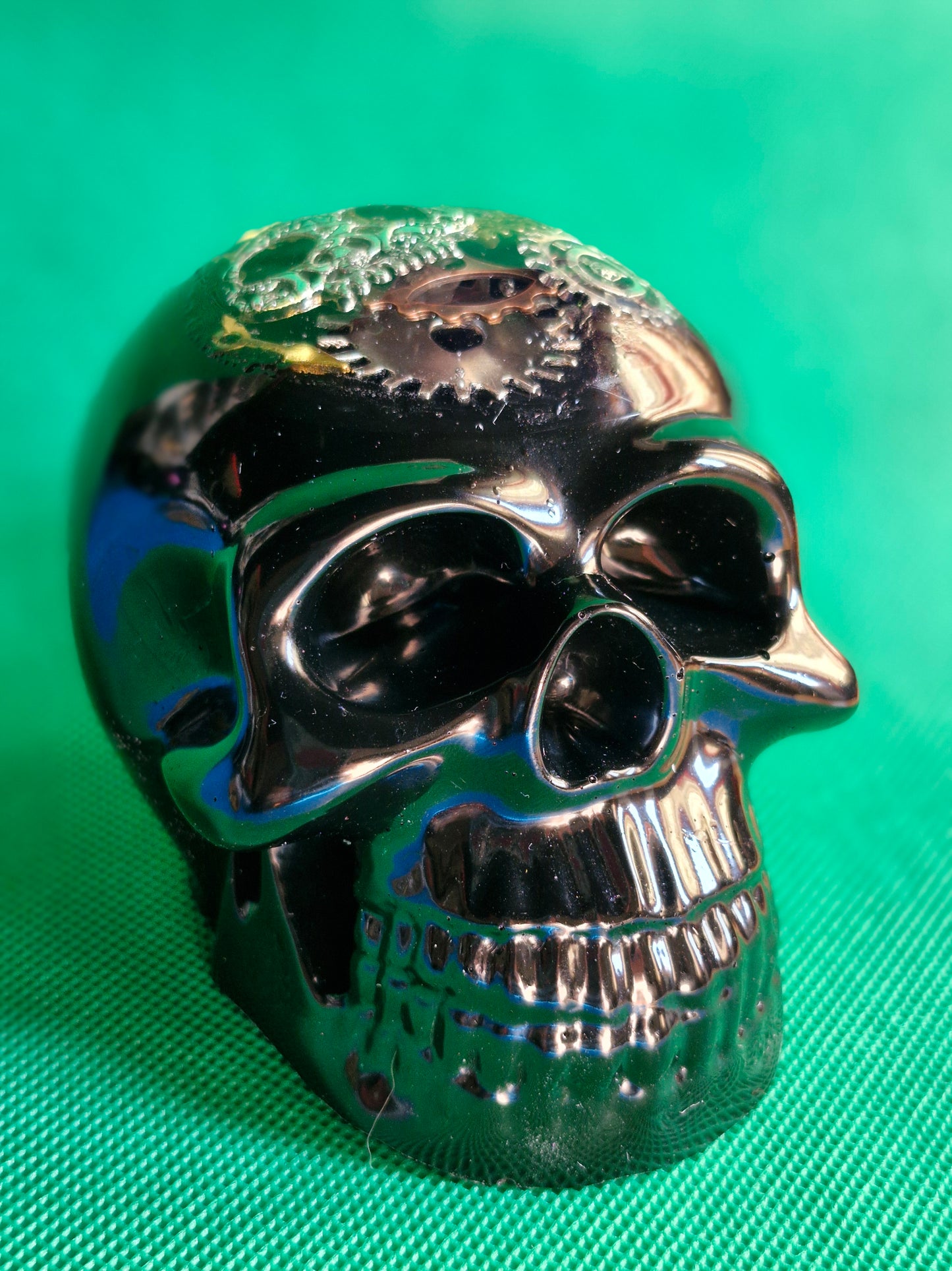 Steampunk style skull