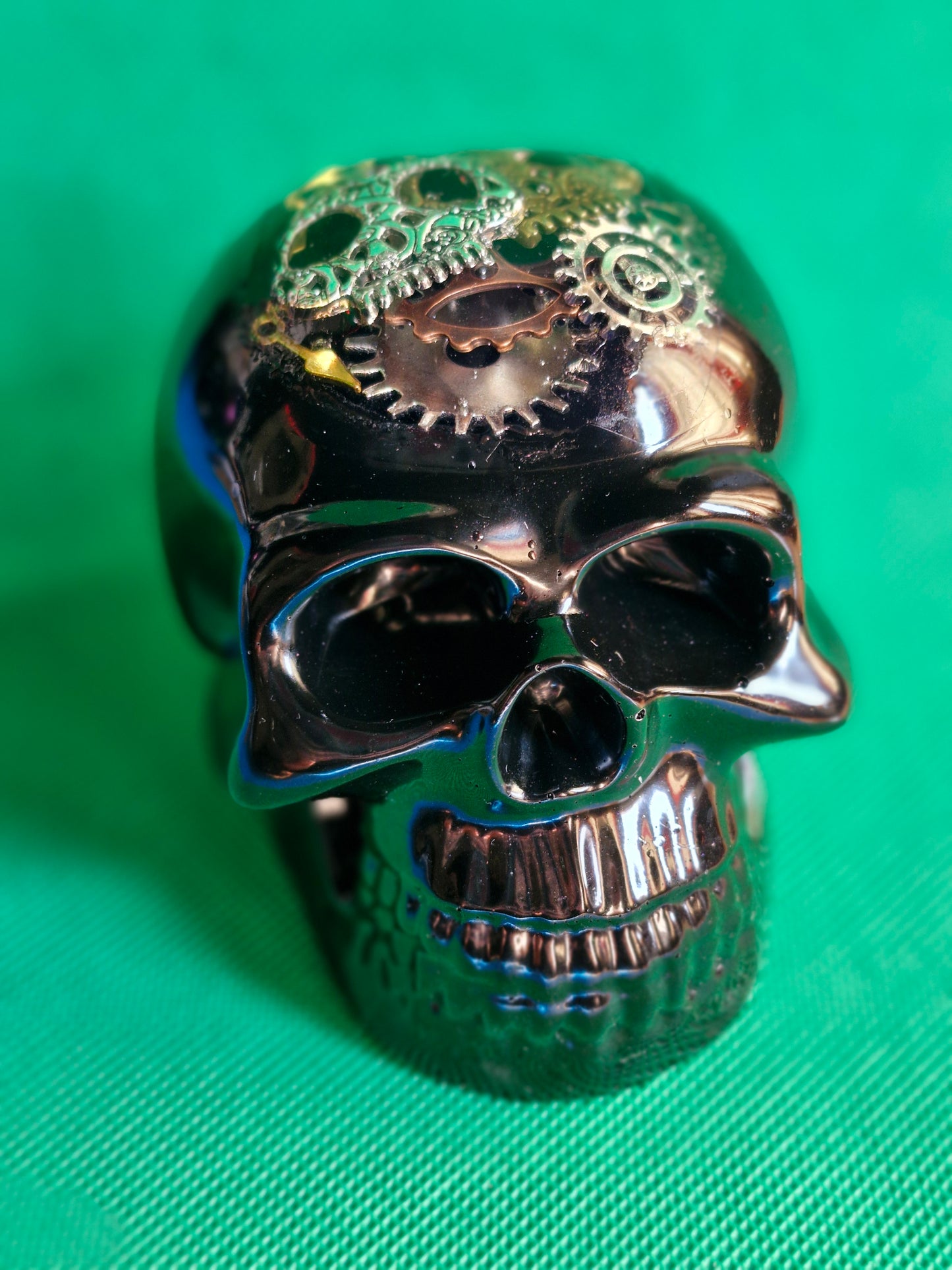 Steampunk style skull